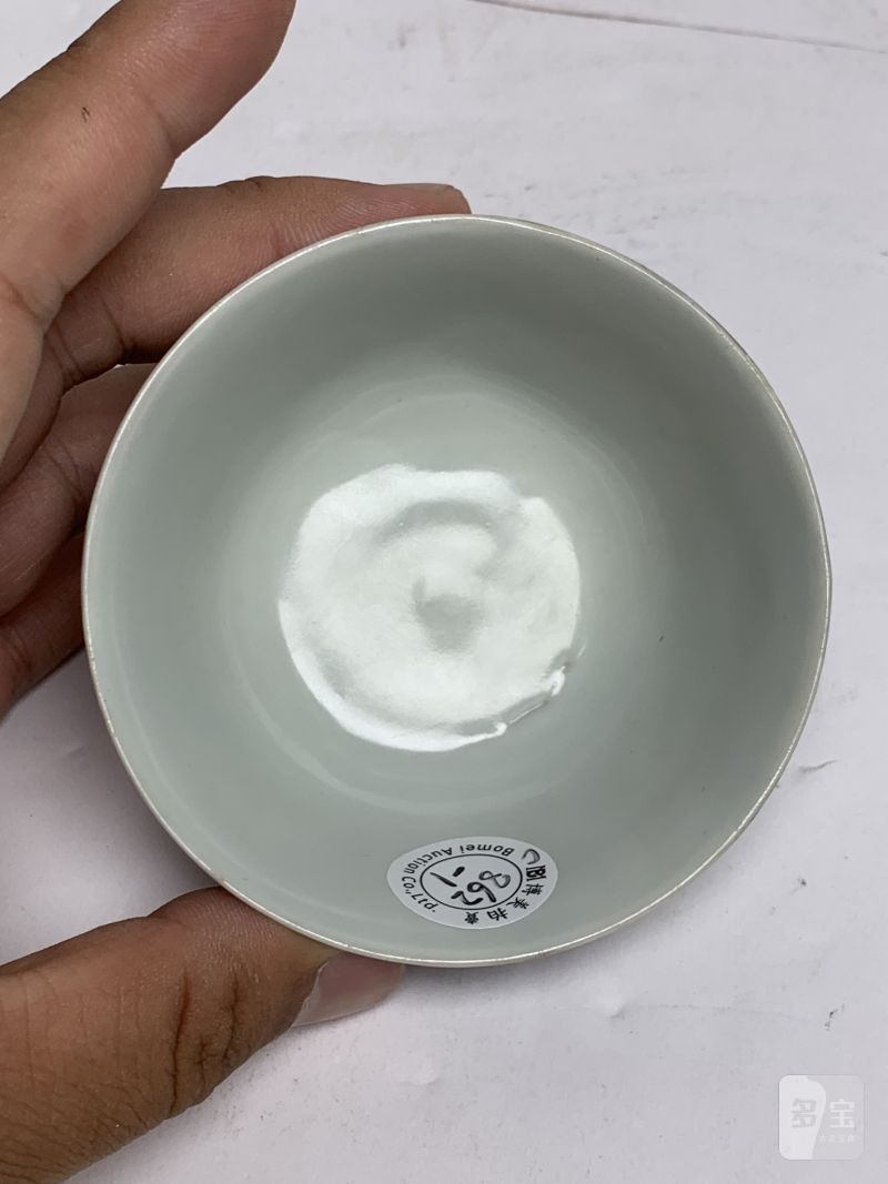 明成化 青花鸡缸杯 - 图7